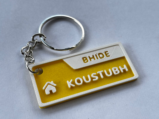 Name Plate Keychains