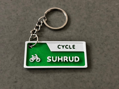 Cycle keychains
